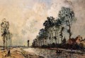 Le canal d’Oorcq Aisne Johan Barthold Jongkind Paysage impressionniste